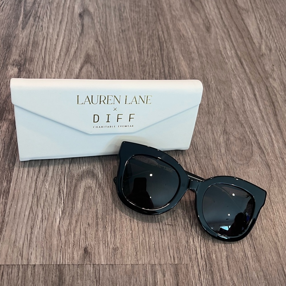 Lauren Lane x DIFF Black Sunglasses *NEW*